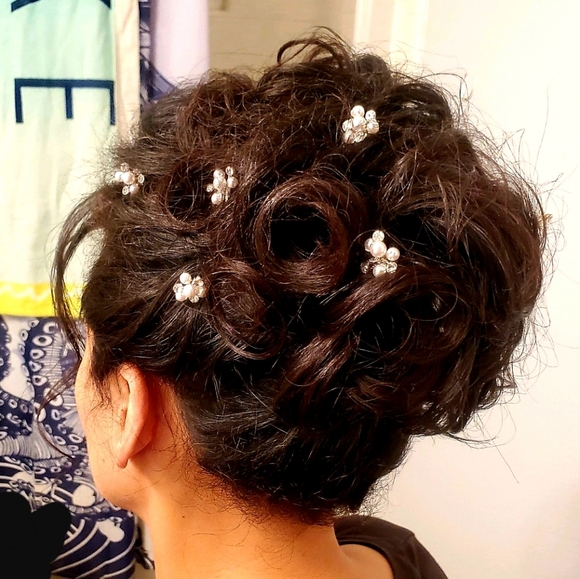 Bridal Hair Pins - Picture 6 of 7